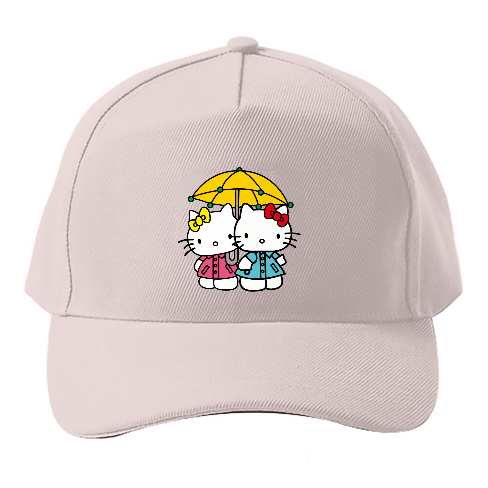 （画像用） Hello Kitty ハローキティ ベースボールキャップ 綿100％ 男女兼用 帽子 スポーツ